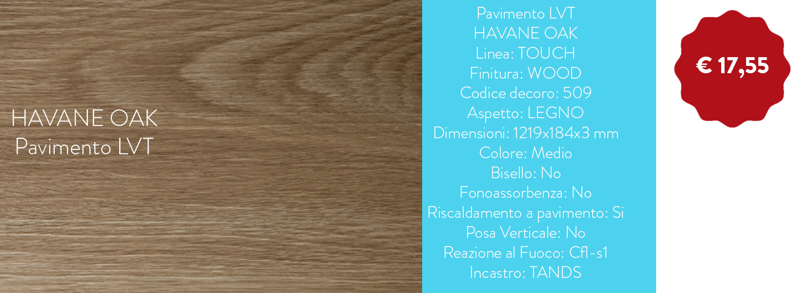 PAVIMENTO LVT TOUCH ADESIVIZZATO 