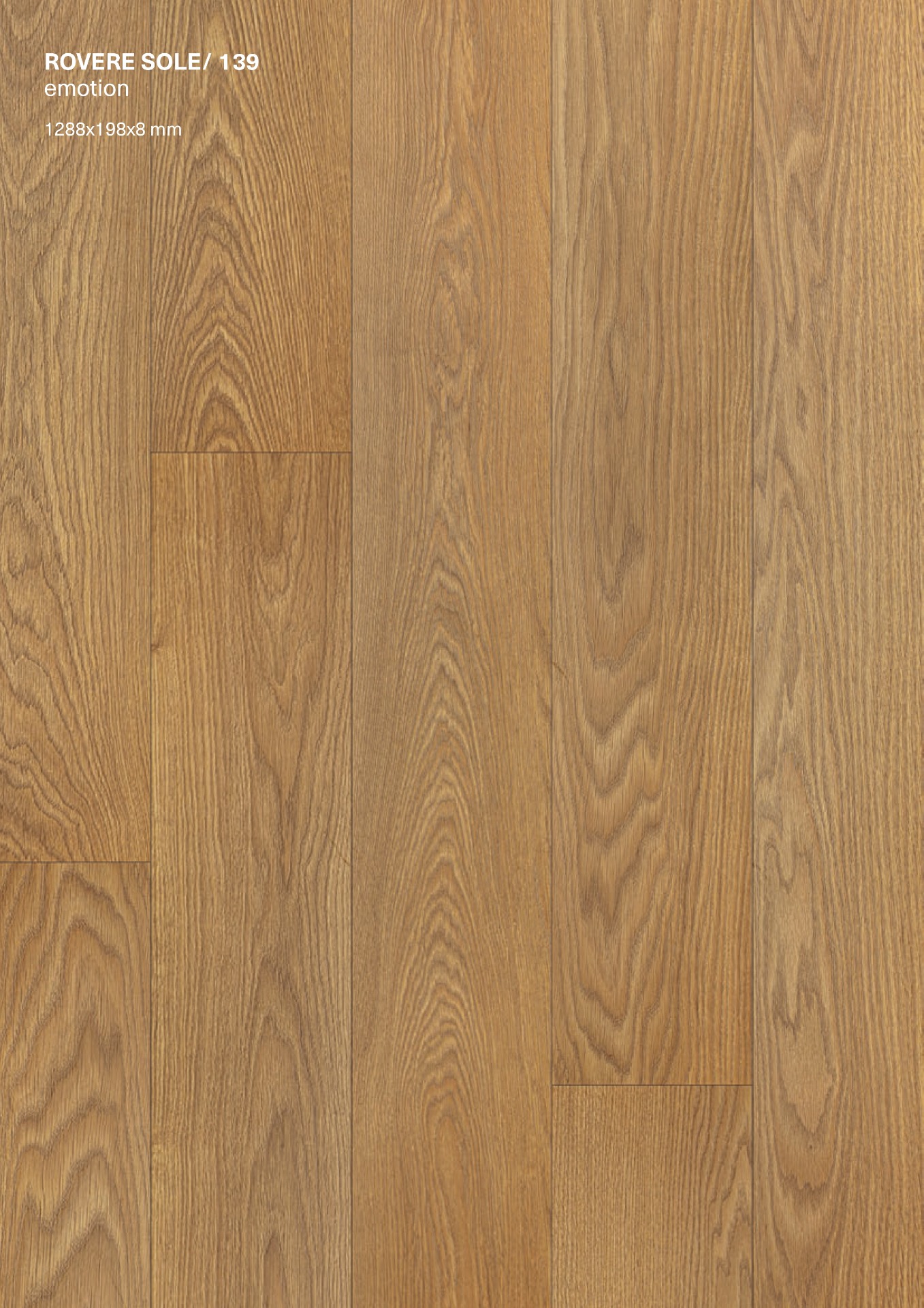 Laminato PRESTIGE GOLD HYDRO 1287x198x8 mm - confezione: 10-2,550 mq