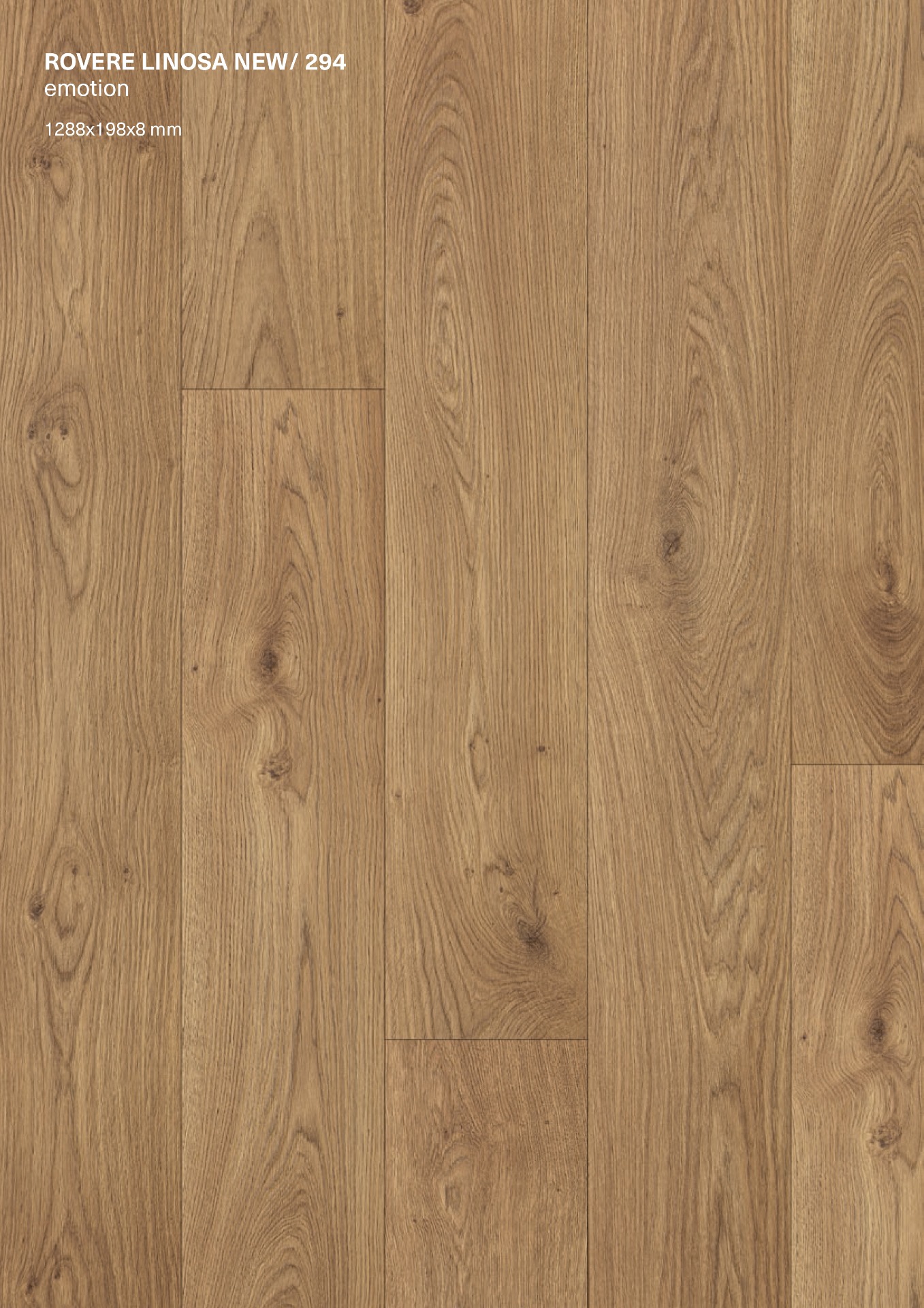 Laminato AC4 PRESTIGE GOLD HYDRO 1287x198x8 mm - confezione: 10-2,550 mq