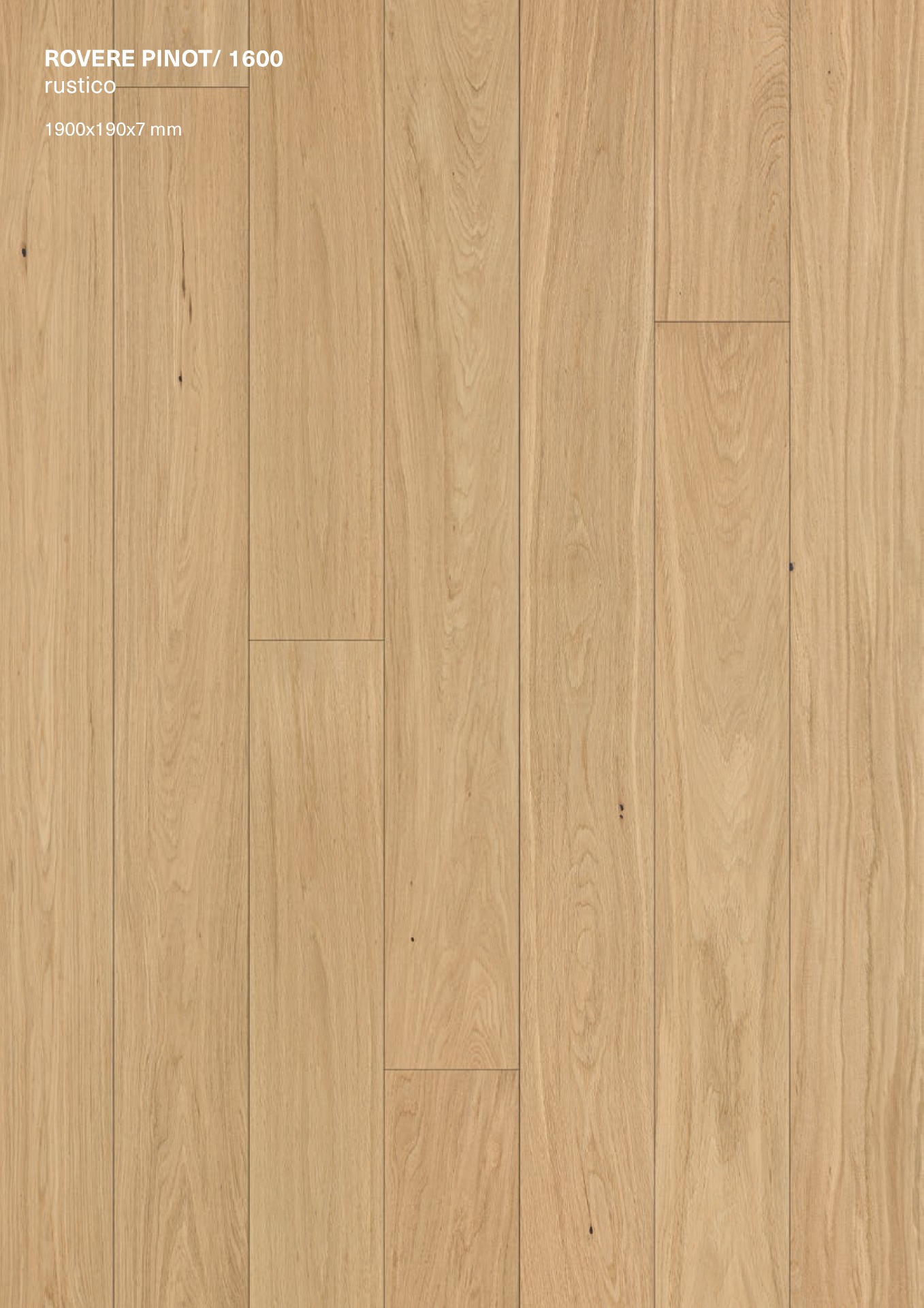 Formato: 1900x190x7mm - Confezione: 6 tavole - 2,166 mq