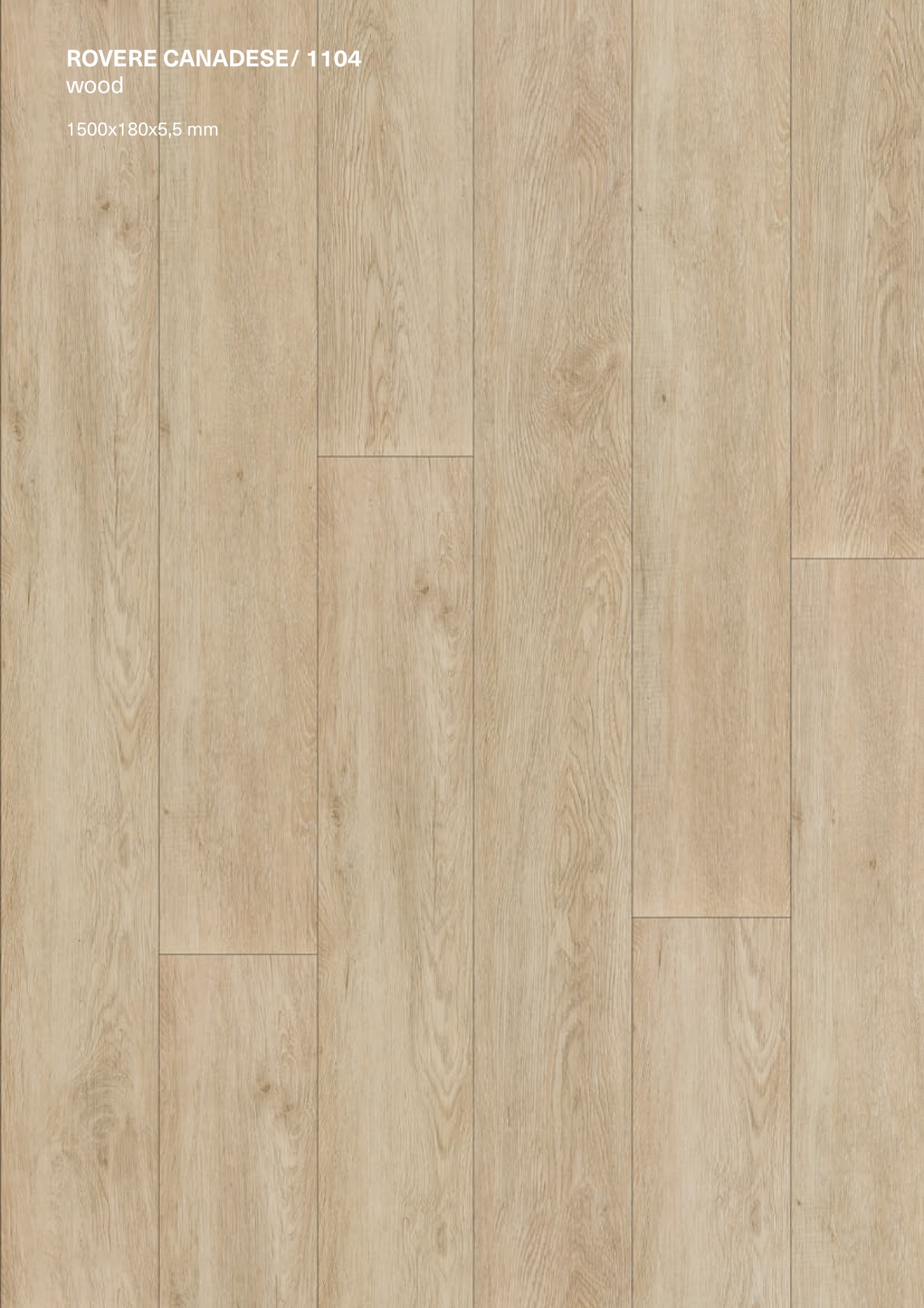 PAVIMENTO LVT SPC CONNE.X 1500X180X5.5 CONF. 8-2.16 mq
