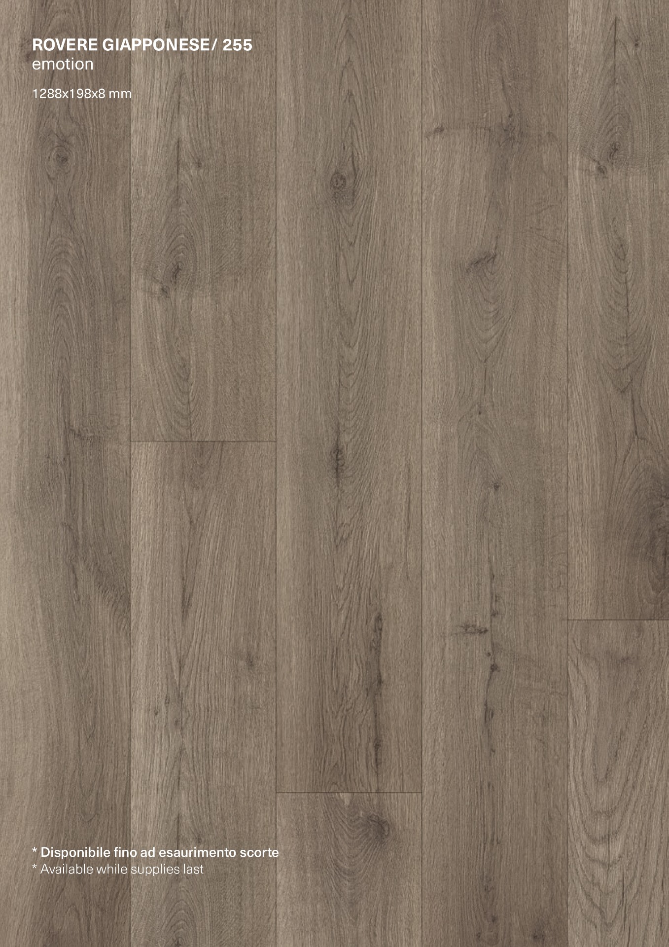 Laminato AC4 PRESTIGE GOLD HYDRO 1287x198x8 mm - confezione: 10-2,550 mq