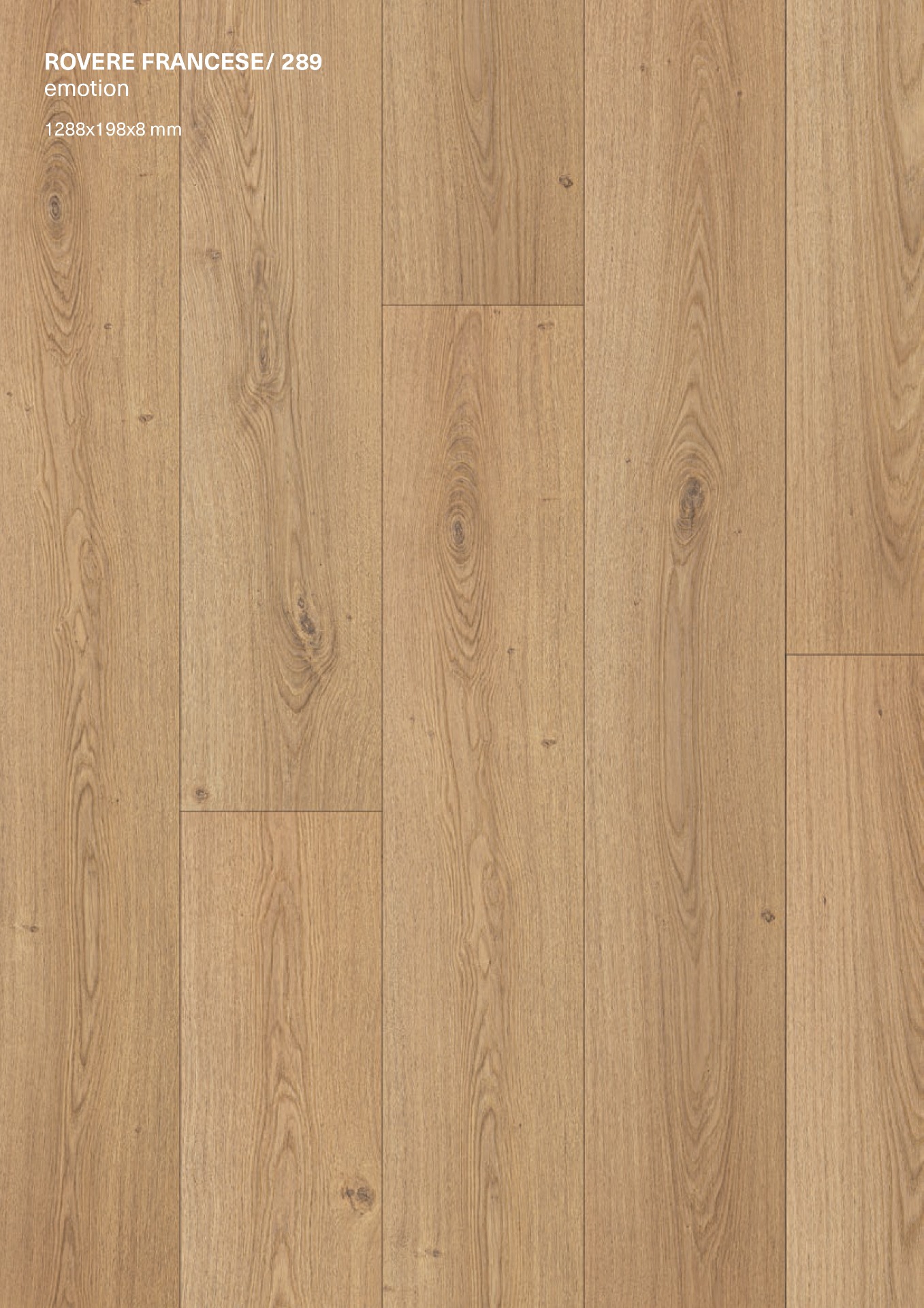 Laminato AC4 PRESTIGE GOLD HYDRO 1287x198x8 mm - confezione: 10-2,550 mq