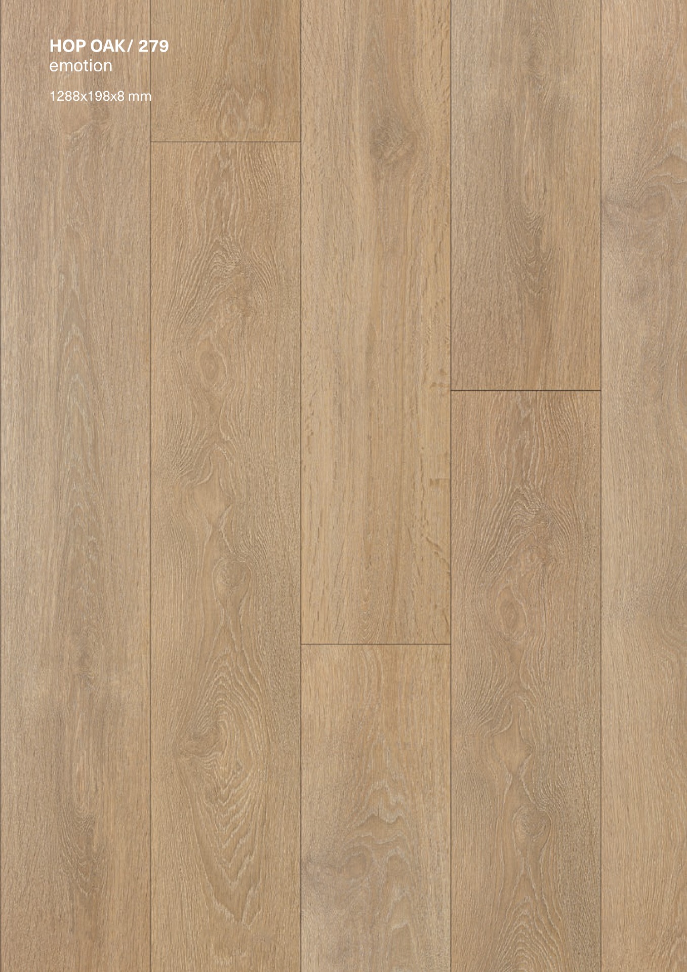 Laminato AC4 PRESTIGE GOLD HYDRO 1287x198x8 mm - confezione: 10-2,550 mq