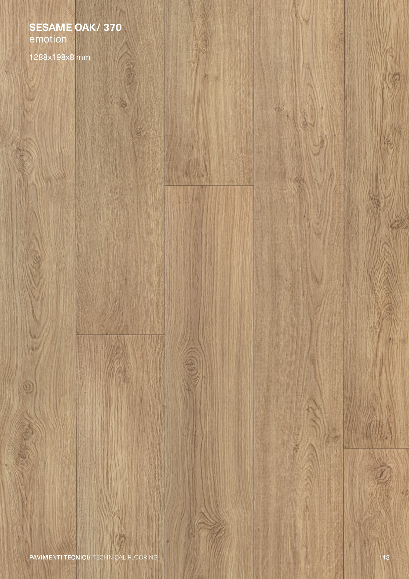 Laminato AC4 PRESTIGE GOLD HYDRO 1287x198x8 mm - confezione: 10-2,550 mq