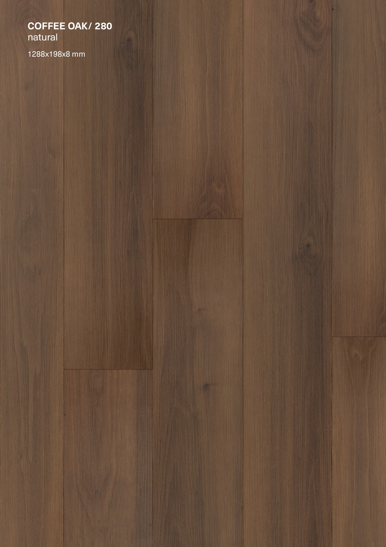 Laminato FACILE+ AC4 1288x198x8 mm - confezione: 10 - 2,550 mq