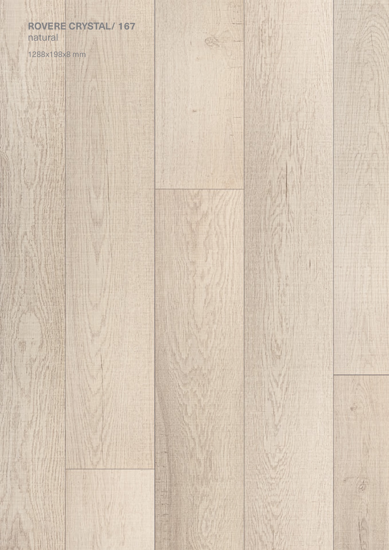 Laminato FACILE+ AC4 1288x198x8 mm - confezione: 10 - 2,550 mq