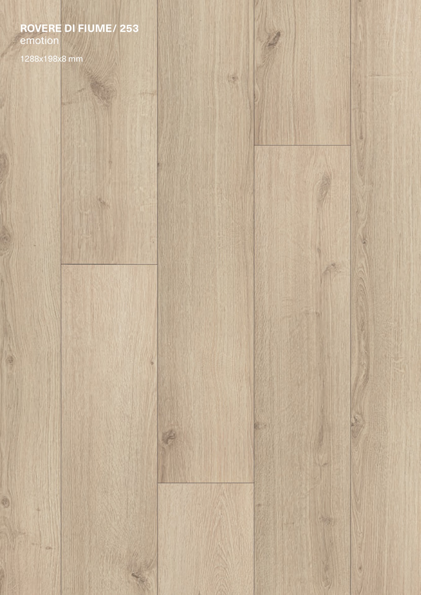 Laminato FACILE+ AC4 1288x198x8 mm - confezione: 10 - 2,550 mq